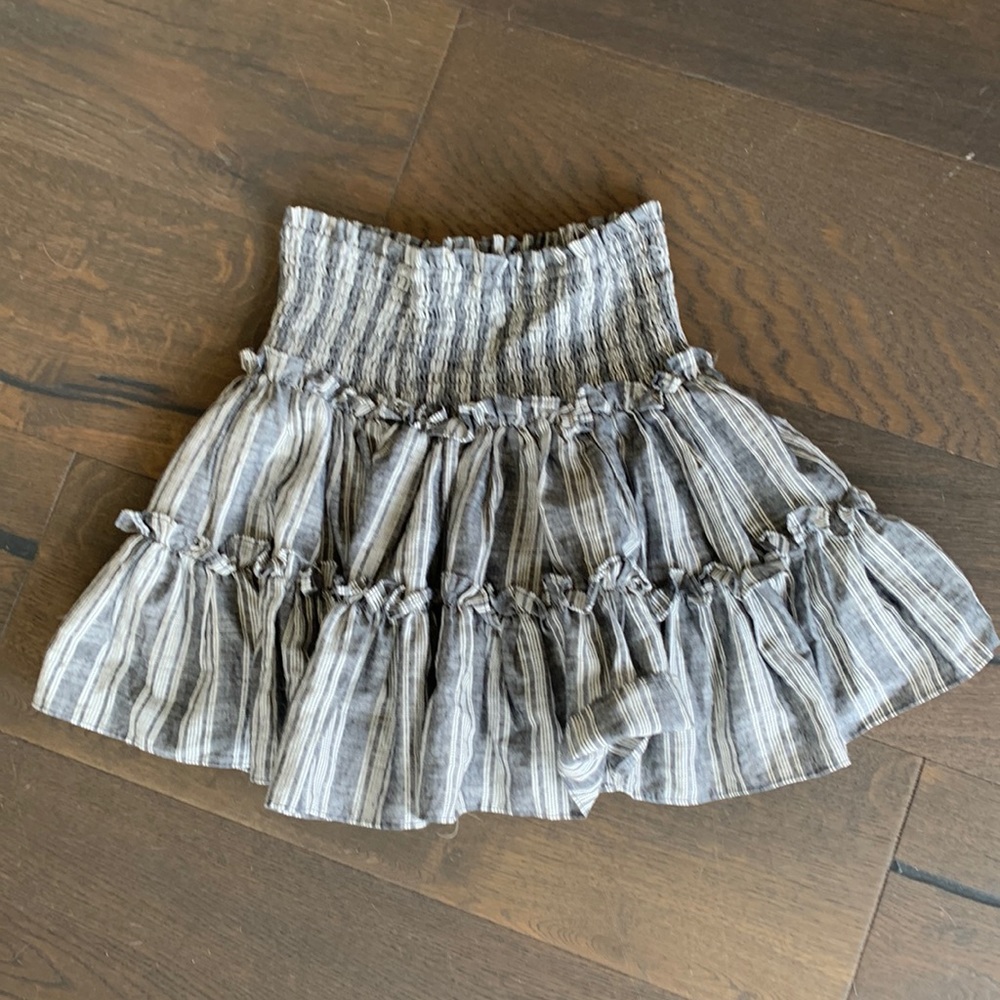 Mustard Seed Skirt, navy and white
